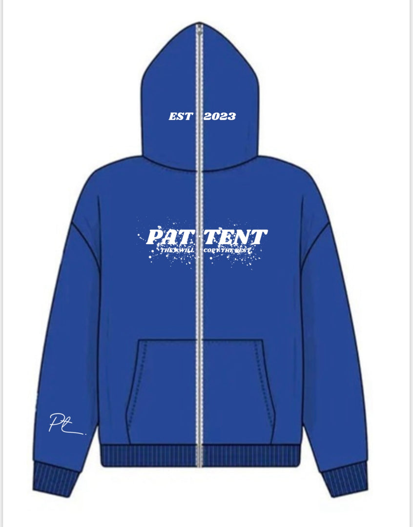 PT FULL ZIP UP BLUE